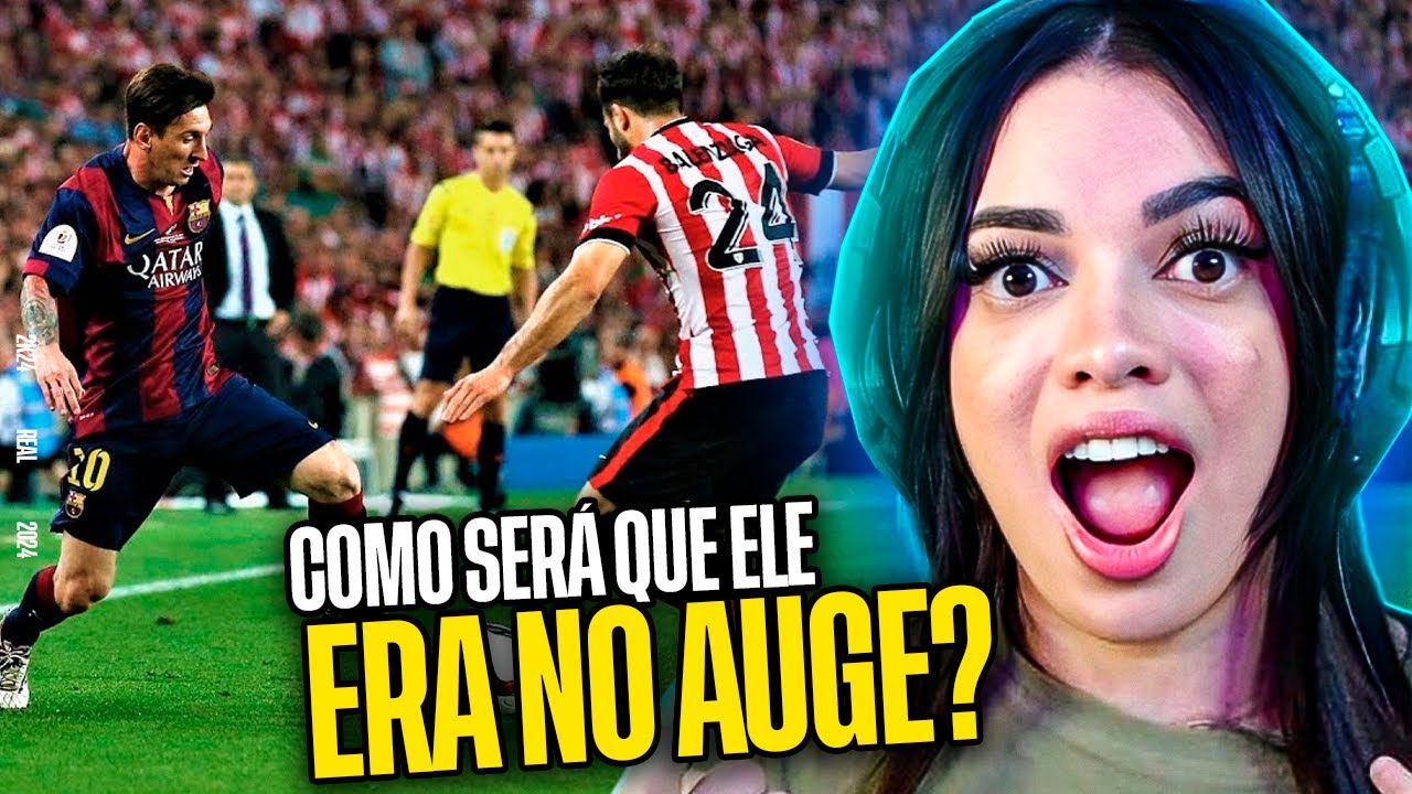 REAGINDO a Lionel Messi - O Rei dos Dribles - HD