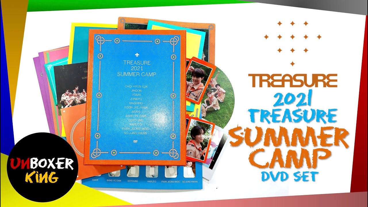 TREASURE 트레저 || 2021 TREASURE SUMMER CAMP DVD SET || KPOP MERCH UNBOXING