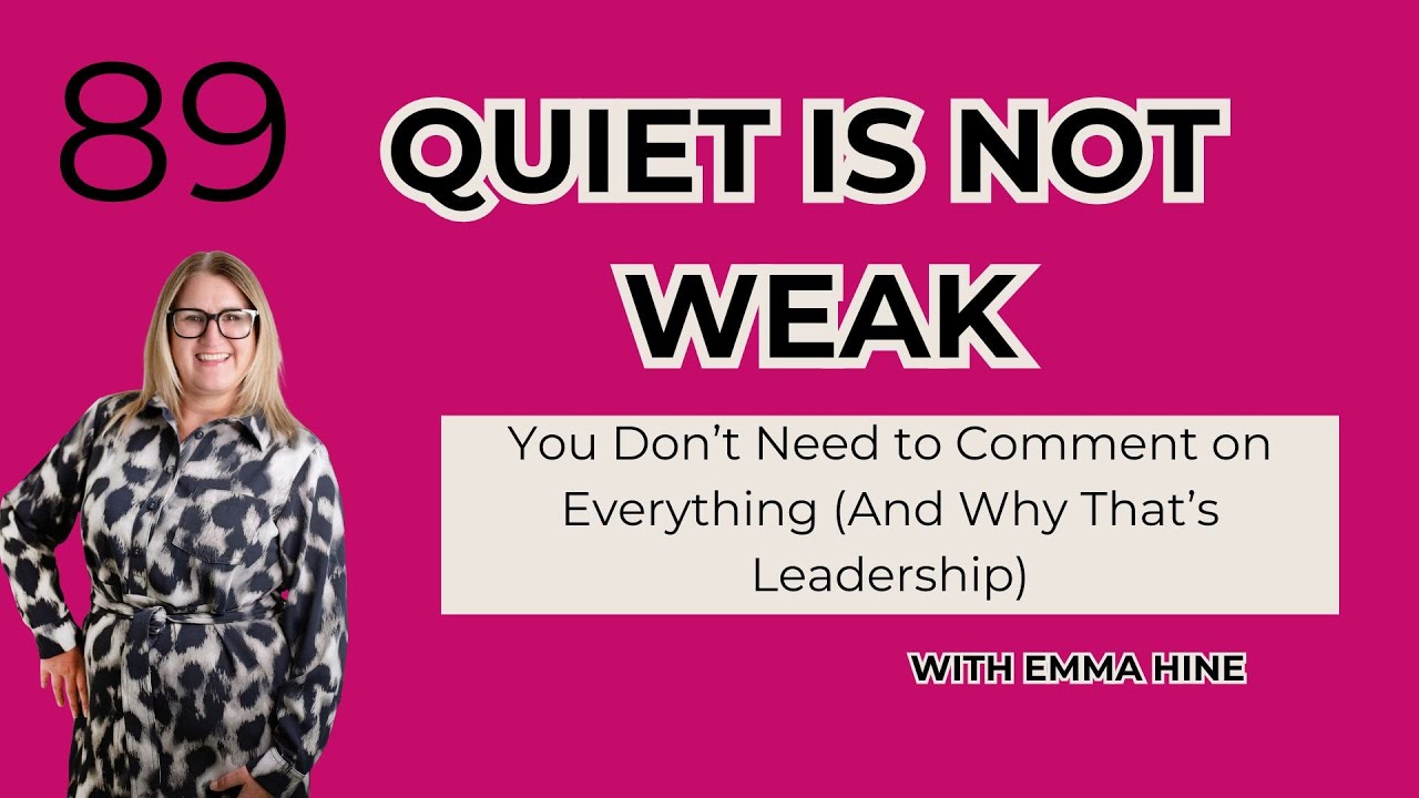 You Don’t Need to Comment on Everything (And Why That’s Leadership)
