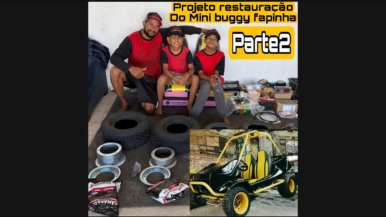 Mini buggy fapinha Xingu 1994 projeto restauração parte2