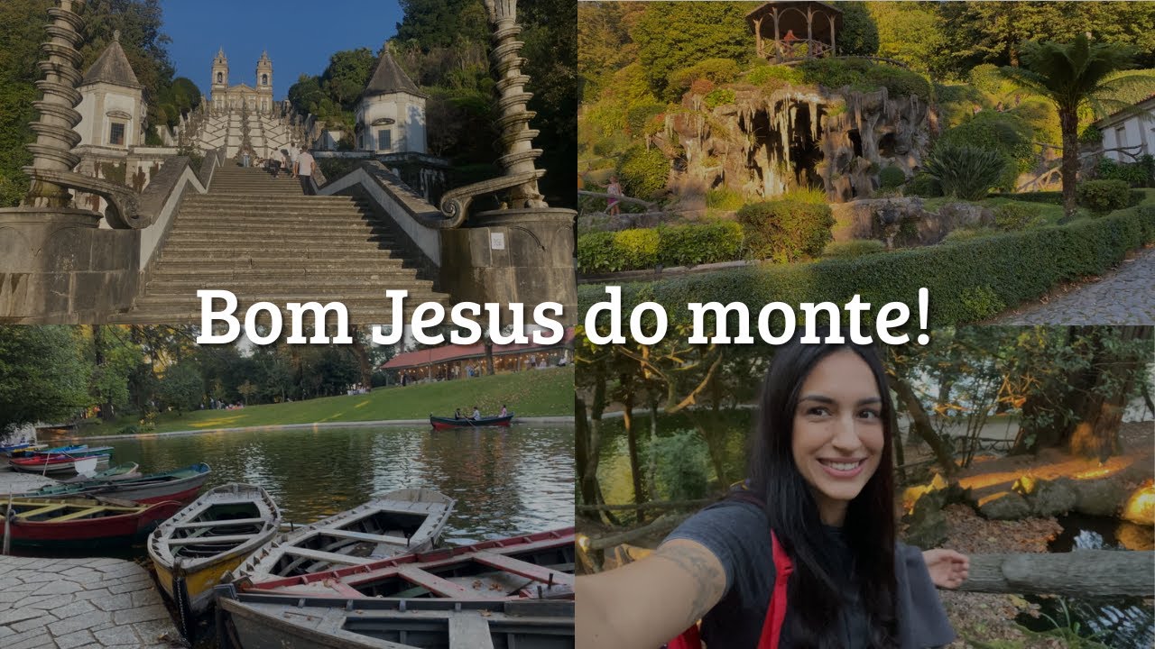O LUGAR MAIS LINDO DE BRAGA? 🤩 Conheça o Santuário Bom Jesus do Monte (Vlog Vida em Portugal).