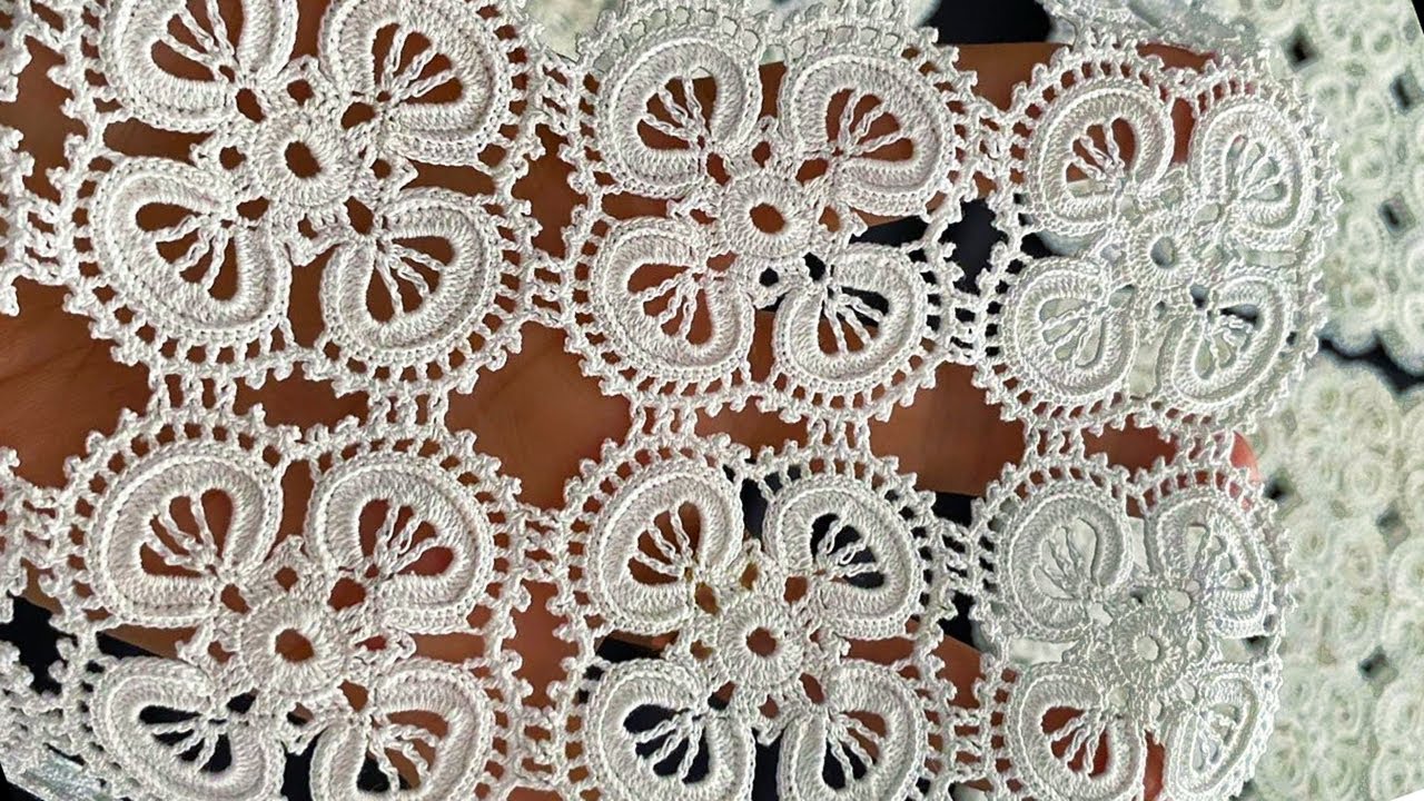 Motif Crochet Tutorial With Make Lace Crochet Pattern For 🧶 Crochet Pillow, Crochet Blanket