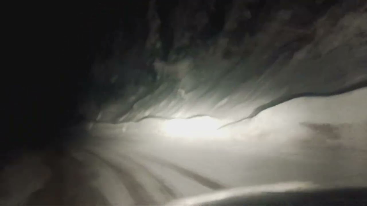 Driving to Mtbaker ski area #ski #snow #snowboarding #construction 