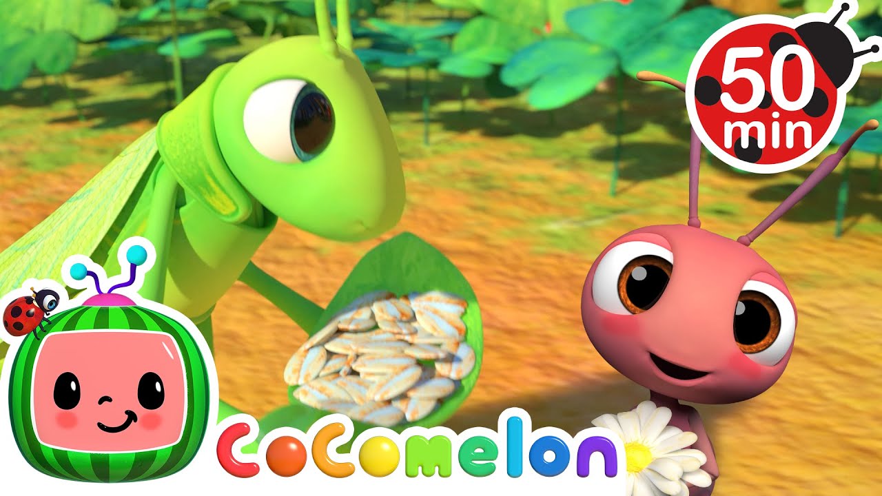The Ant and the Grasshopper | 🍉CoComelon | Kids Cartoons & Nursery Rhymes | Moonbug Kids⭐