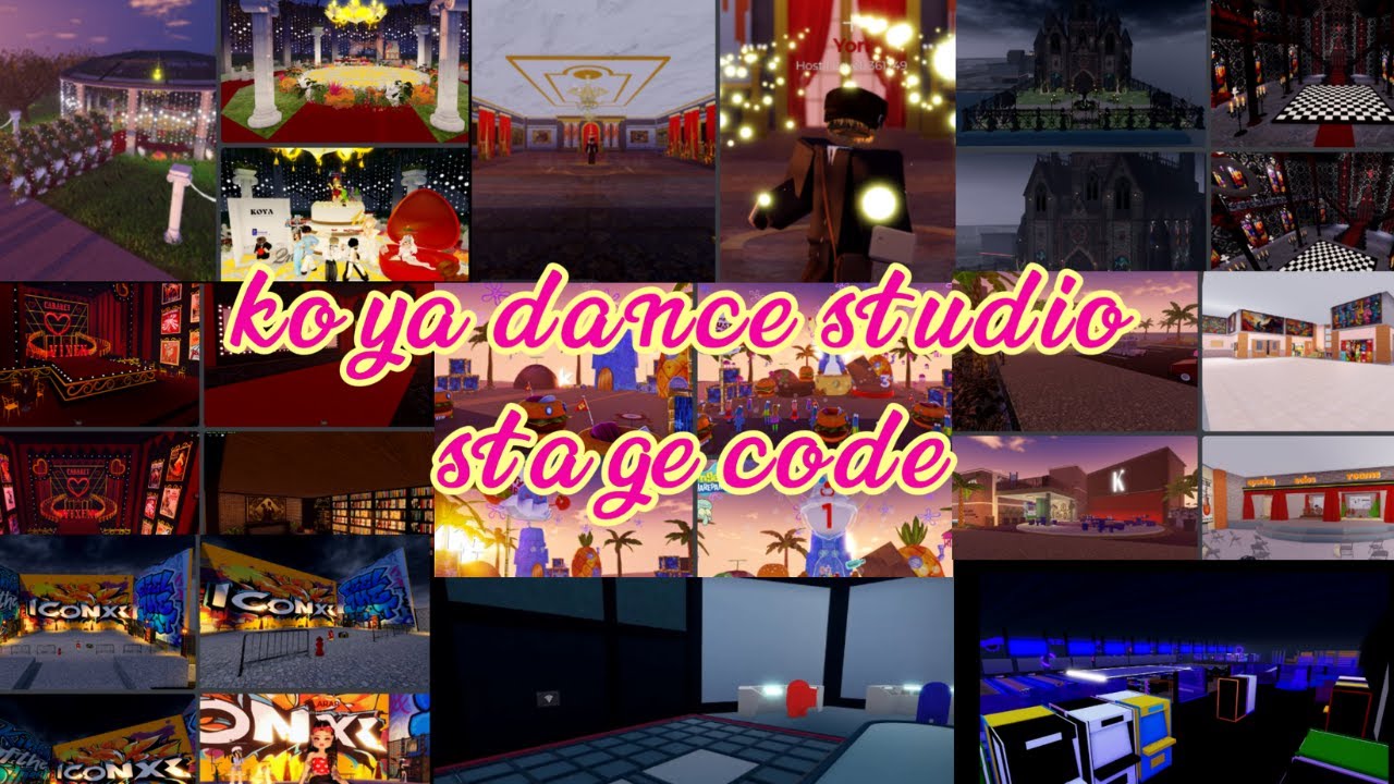 KOYA DANCE STUDIO STAGE CODES ROBLOX PART 3