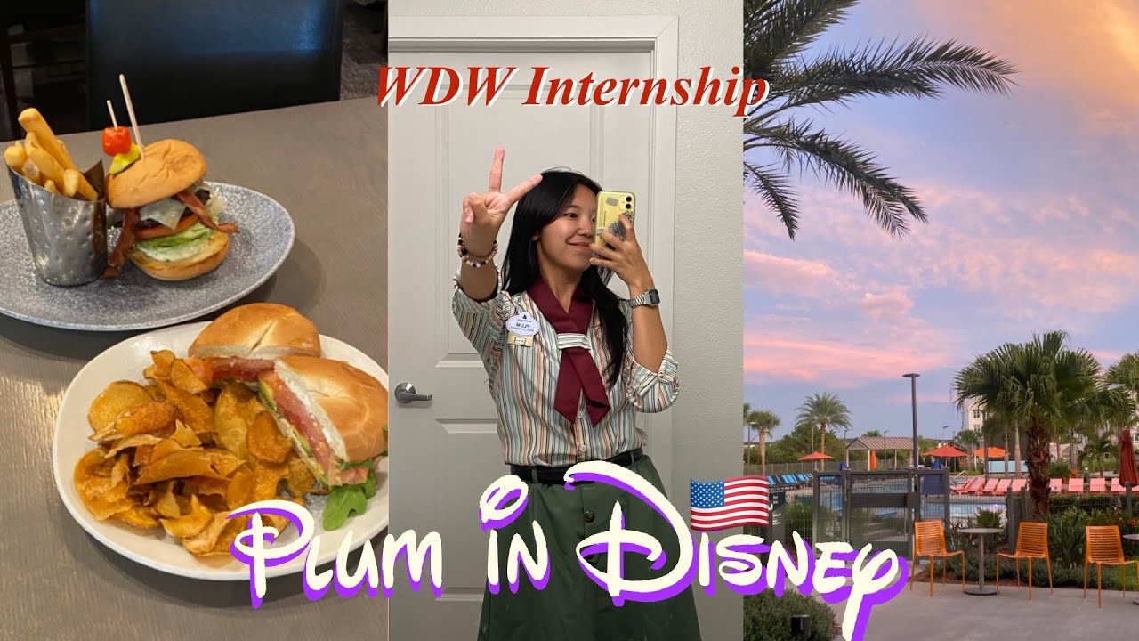 🇺🇸🏰) 미국 햄버거 와-앙 먹고 디즈니에서 일하는 일상 vlog | Boardwalk Inn Resort in Walt Disney World