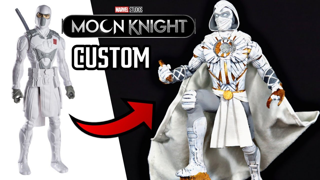 Como hacer a MOON KNIGHT Figura CUSTOM Titan Hero 2022