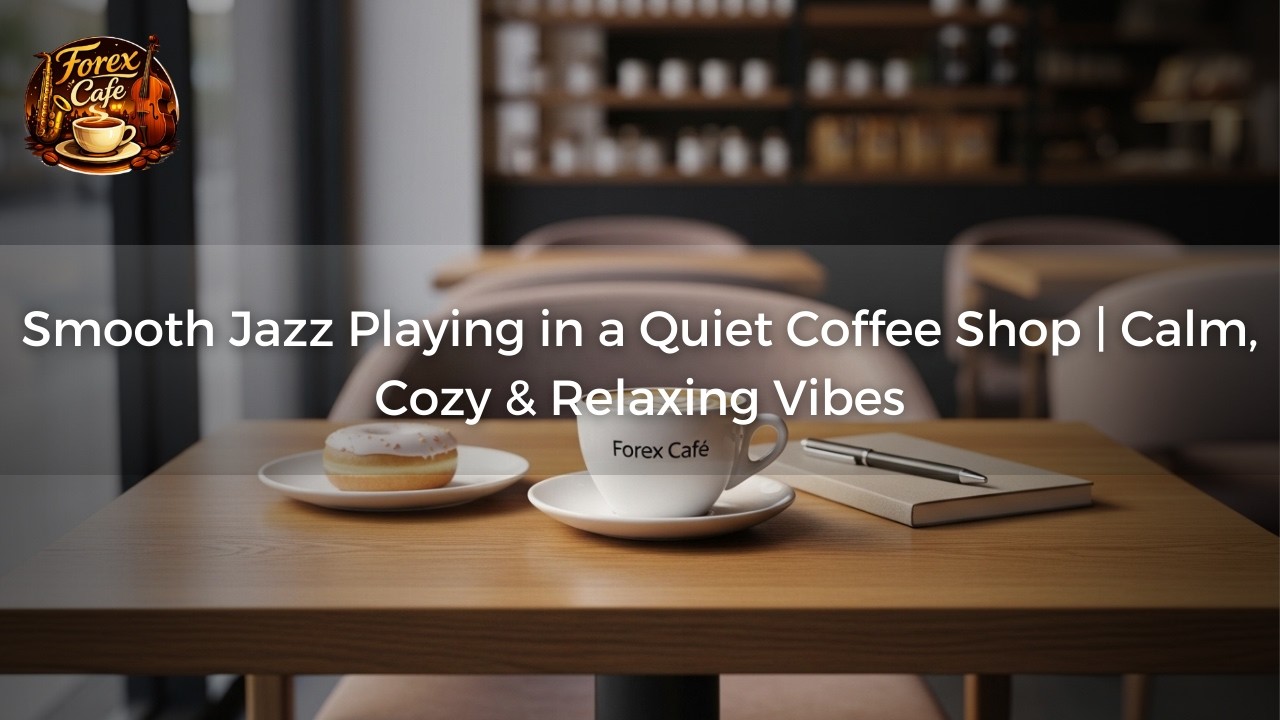 Smooth Jazz Playing in a Quiet Coffee Shop | Calm, Cozy & Relaxing Vibes