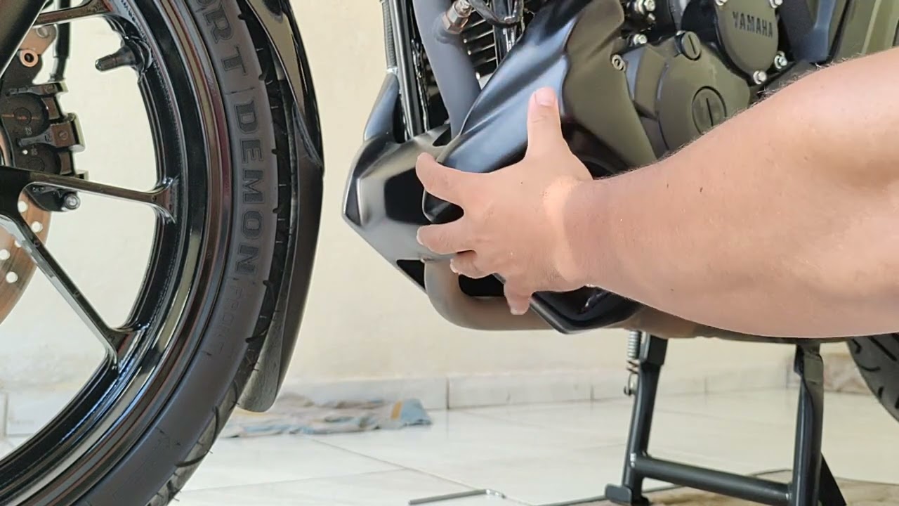 Instalação do Spoiler FZ25 modelo 2024 passo a passo.