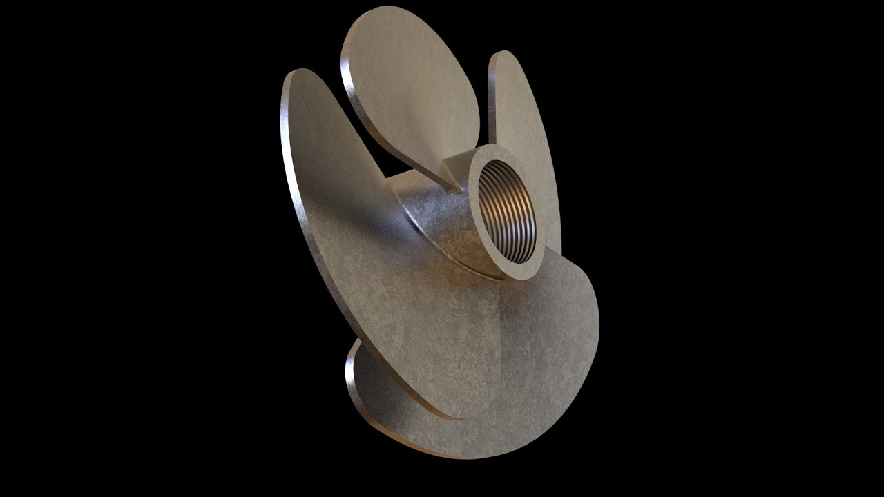 Autodesk inventor simple Propeller modeling