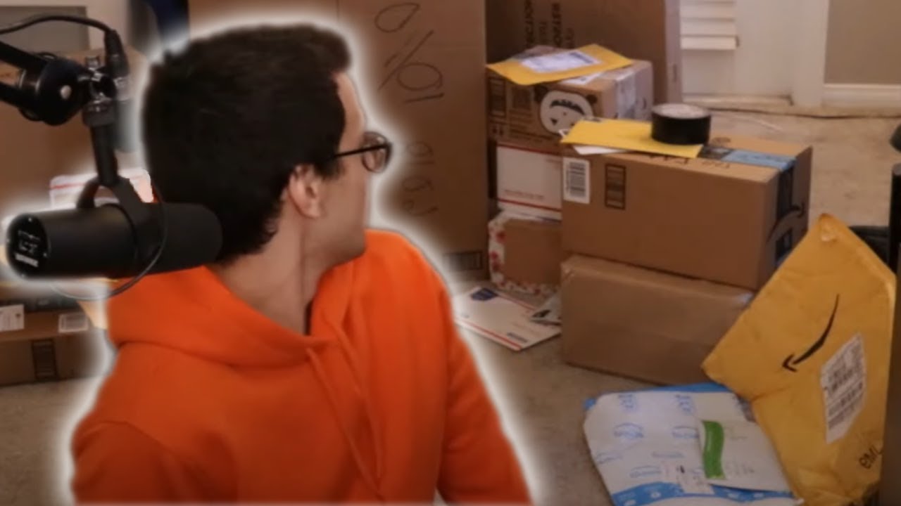I gave my viewers my address and here's what they sent me.