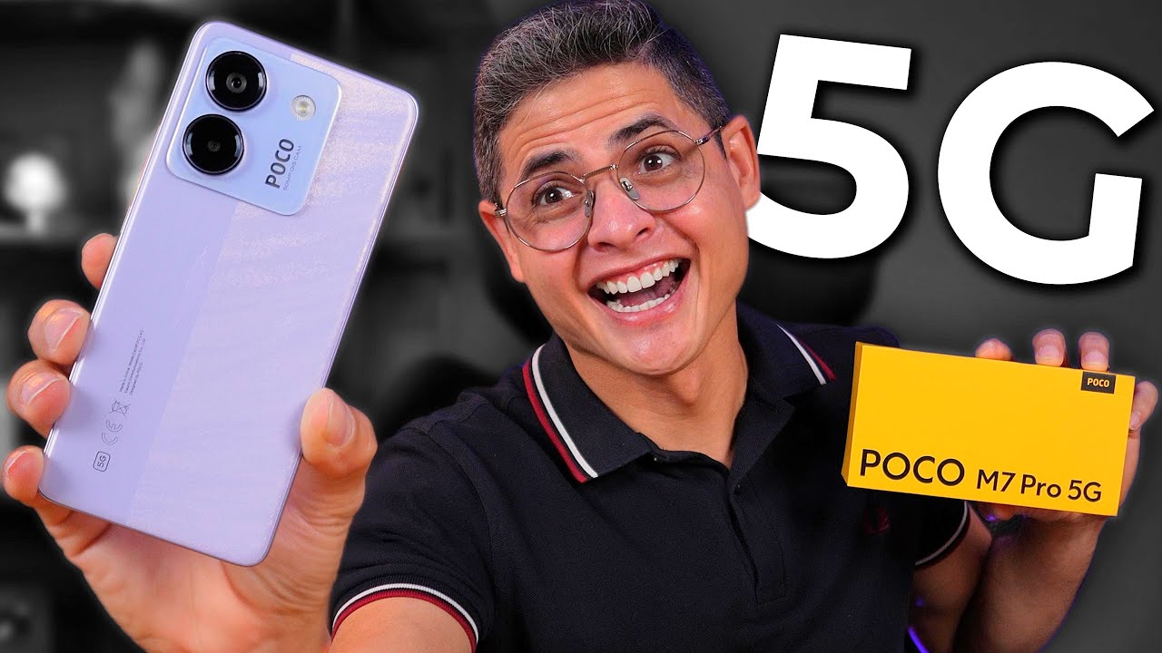 CHEGOU! Xiaomi POCO M7 Pro é um BOM CELULAR? Unboxing e Impressões