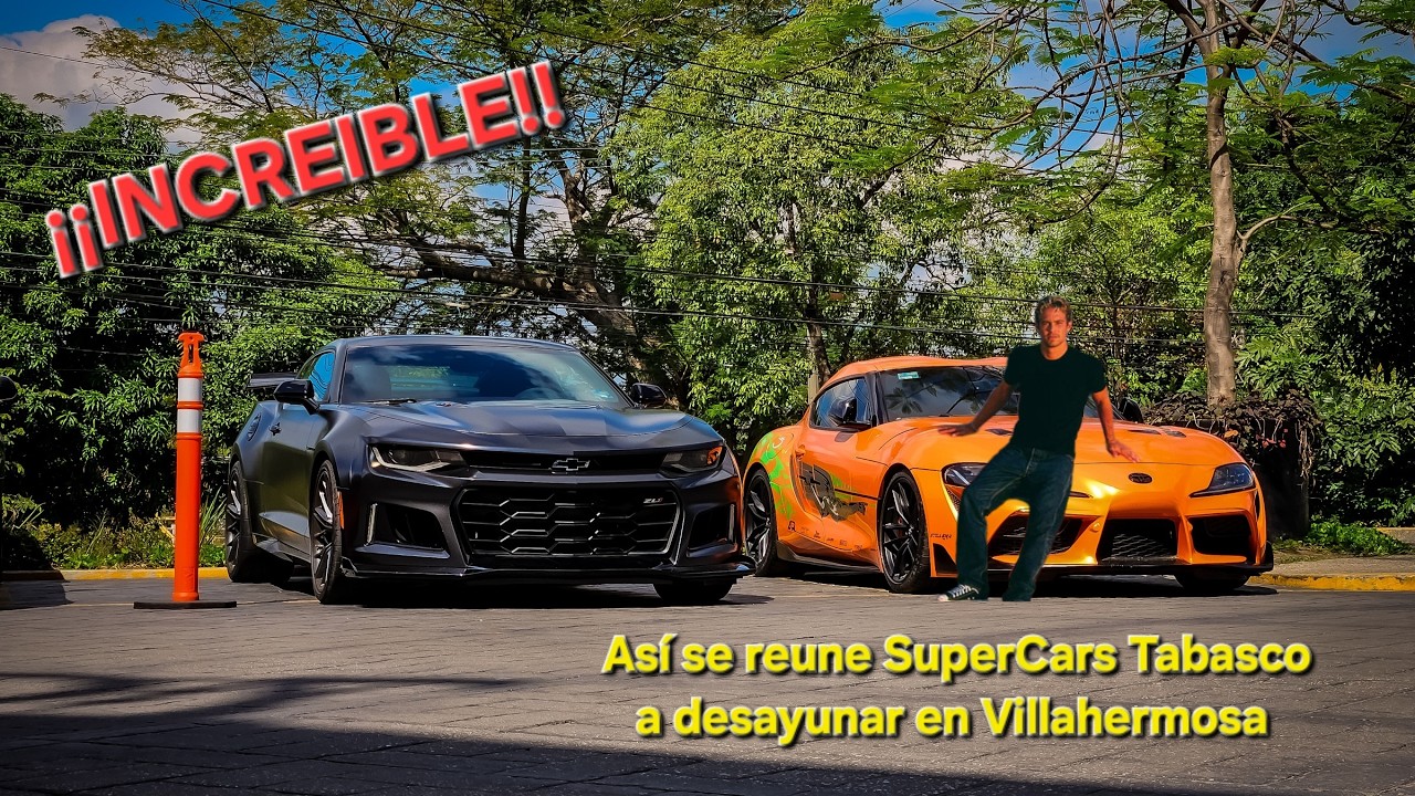 Así se reúne Super Cars Tabasco en Villahermosa | Ferchox09