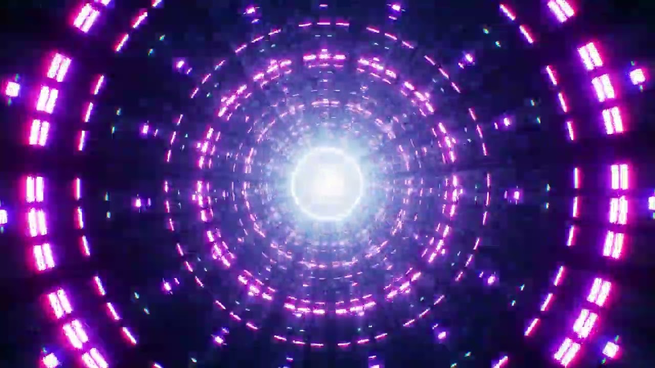 Fast move neon light motion graphics background VJ loop