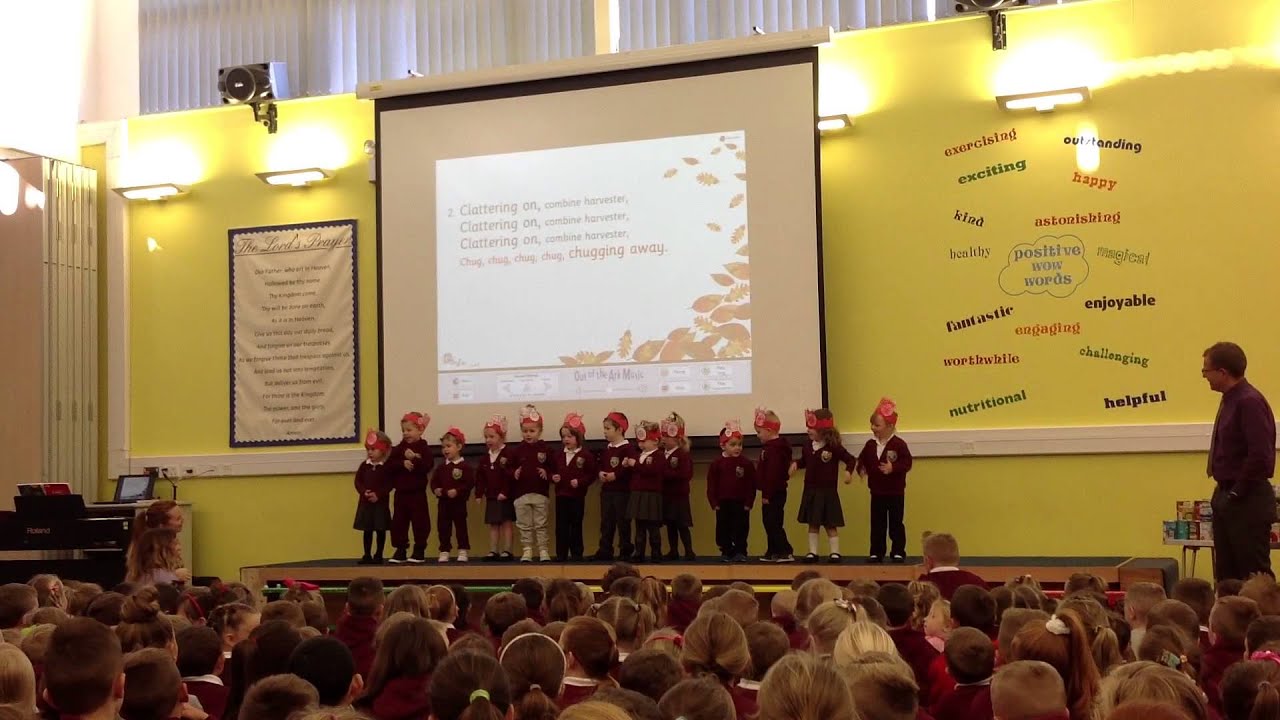 Caerau Primary School Nursery Class Harvest Performance
