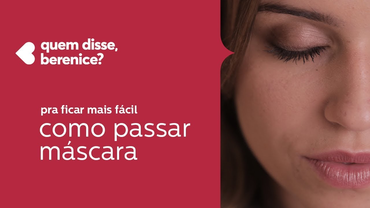 como passar máscara