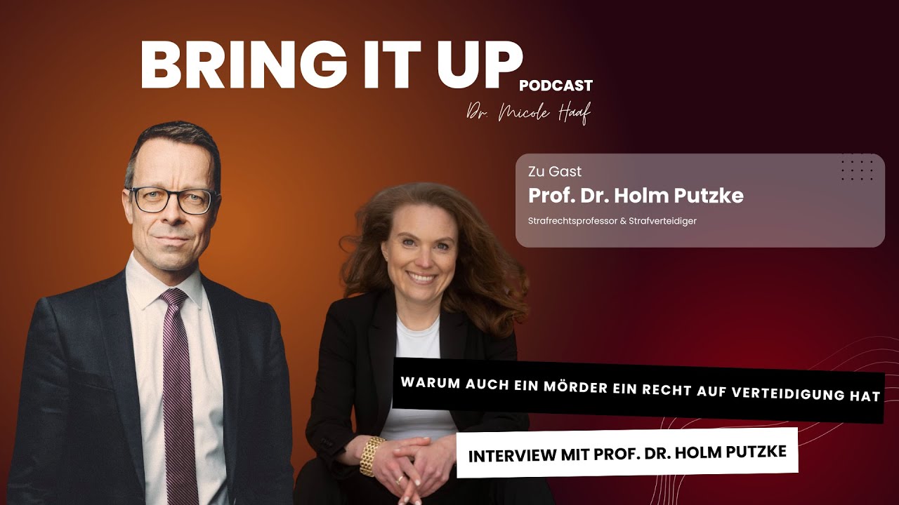 Warum auch ein Mörder ein Recht auf Verteidigung hat: Interview mit Prof. Dr. Holm Putzke