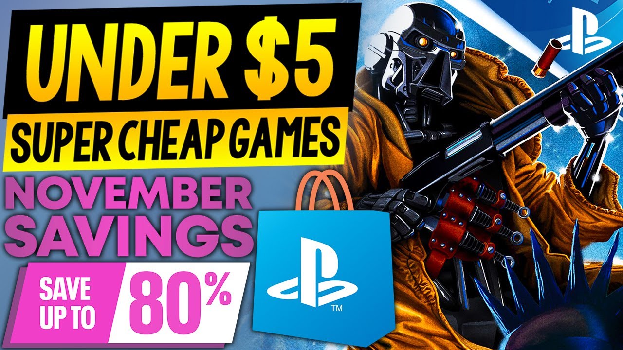 16 GREAT PSN Game Deals UNDER $5! PSN November Savings Deals BEFORE PSN Black Friday 2025!
