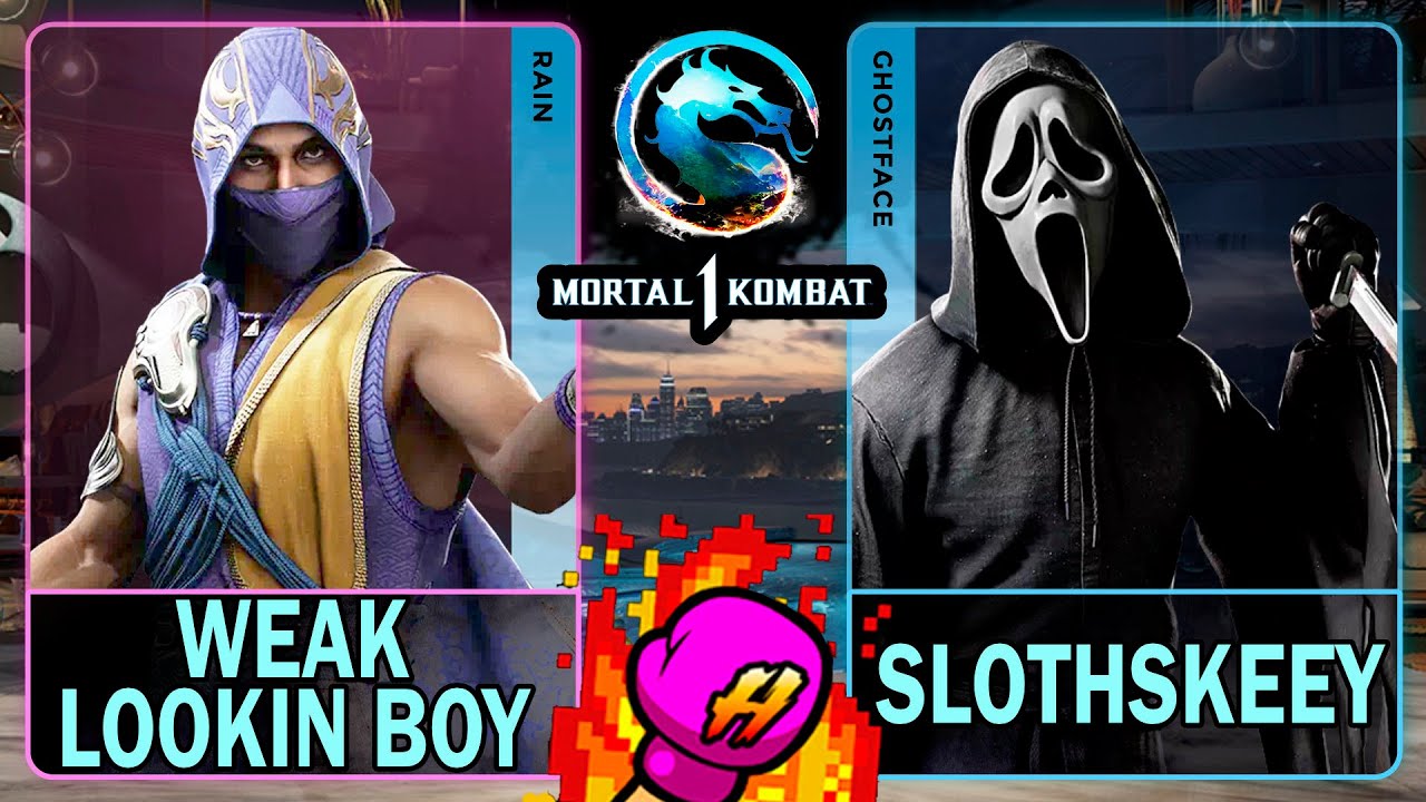 MK1 Weak Lookin Boy (RAIN) VS Slothskeey (GHOSTFACE)🥊Mortal Kombat 1🥊4K 60ᶠᵖˢ