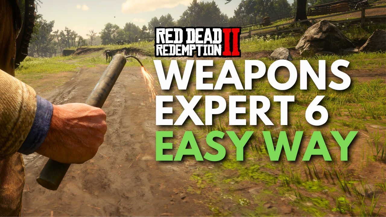 How To Complete Weapons Expert 6 EASY WAY | RDR2
