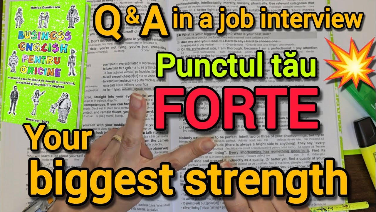 Lecţia # 367 📗 - Care e punctul tău FORTE? What's your BIGGEST STRENGTH? 💪💥