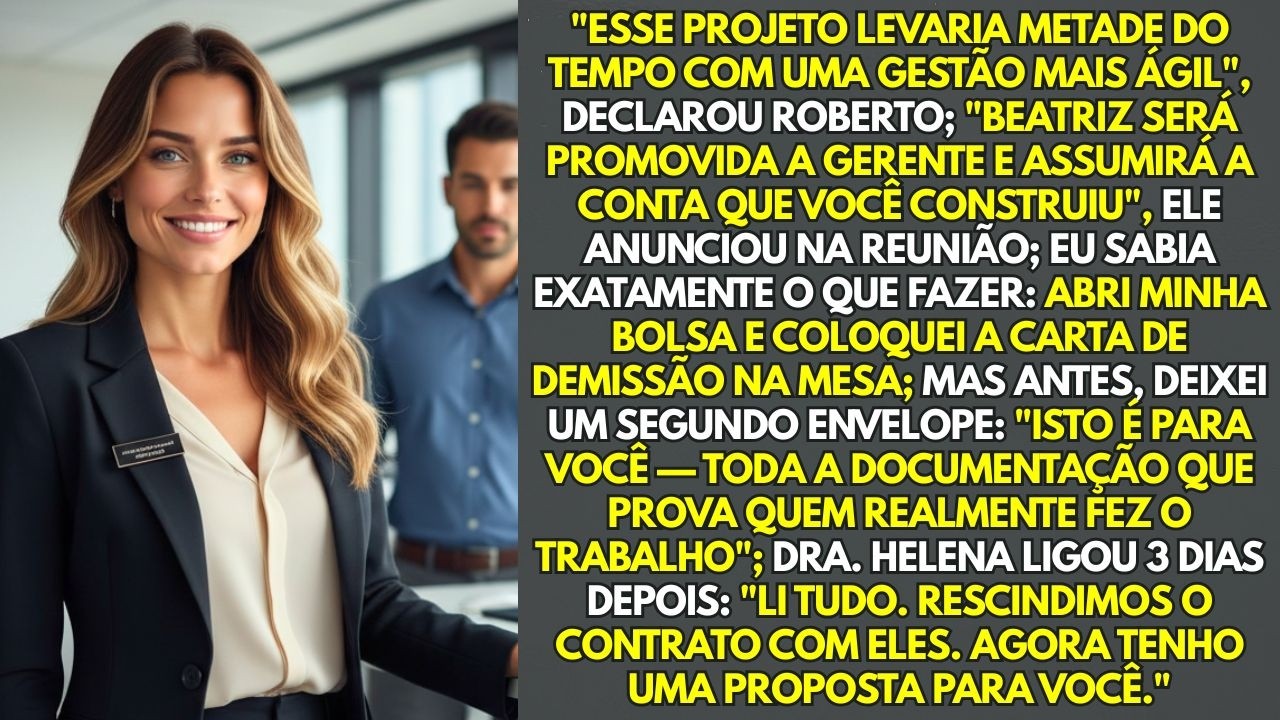 Treinei A Sobrinha Do Diretor Que Roubou Minha Promoção — Pedi Demissão E Enviei O Email Que...