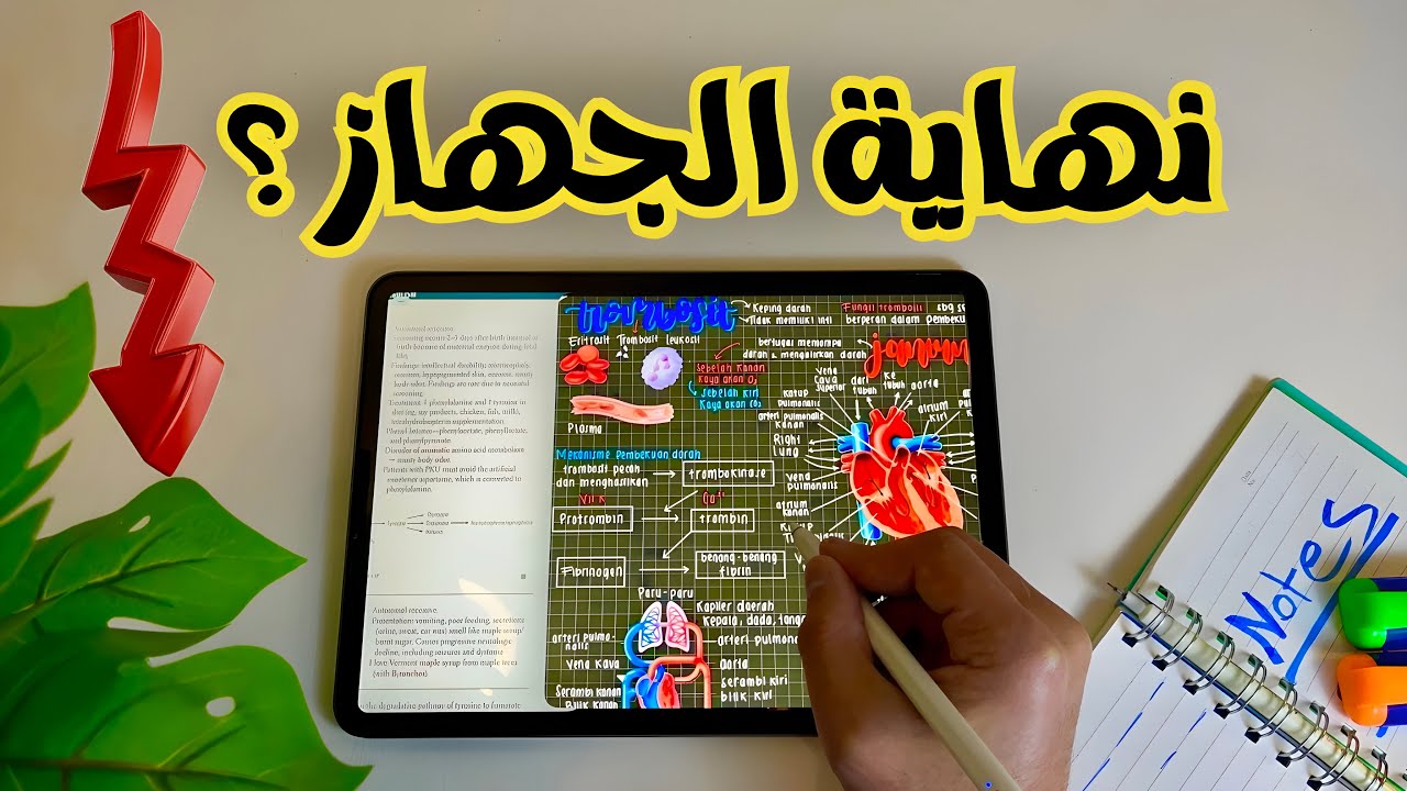 خلاصة تجربة 4 سنوات مع الآيباد برو: هل يستحق الشراء؟ شو التطبيقات اللي بستخدمها للدراسة؟📚| IPad Pro