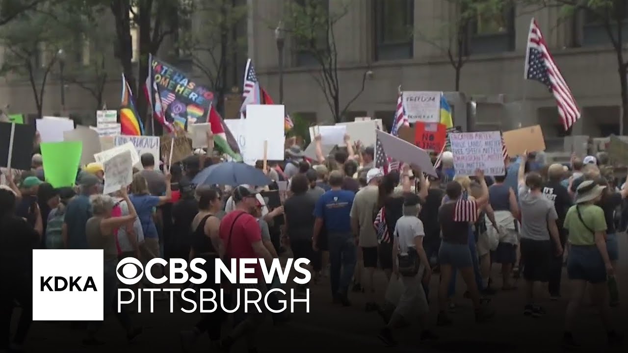 Downtown Pittsburgh hosts 2 marches as part of 