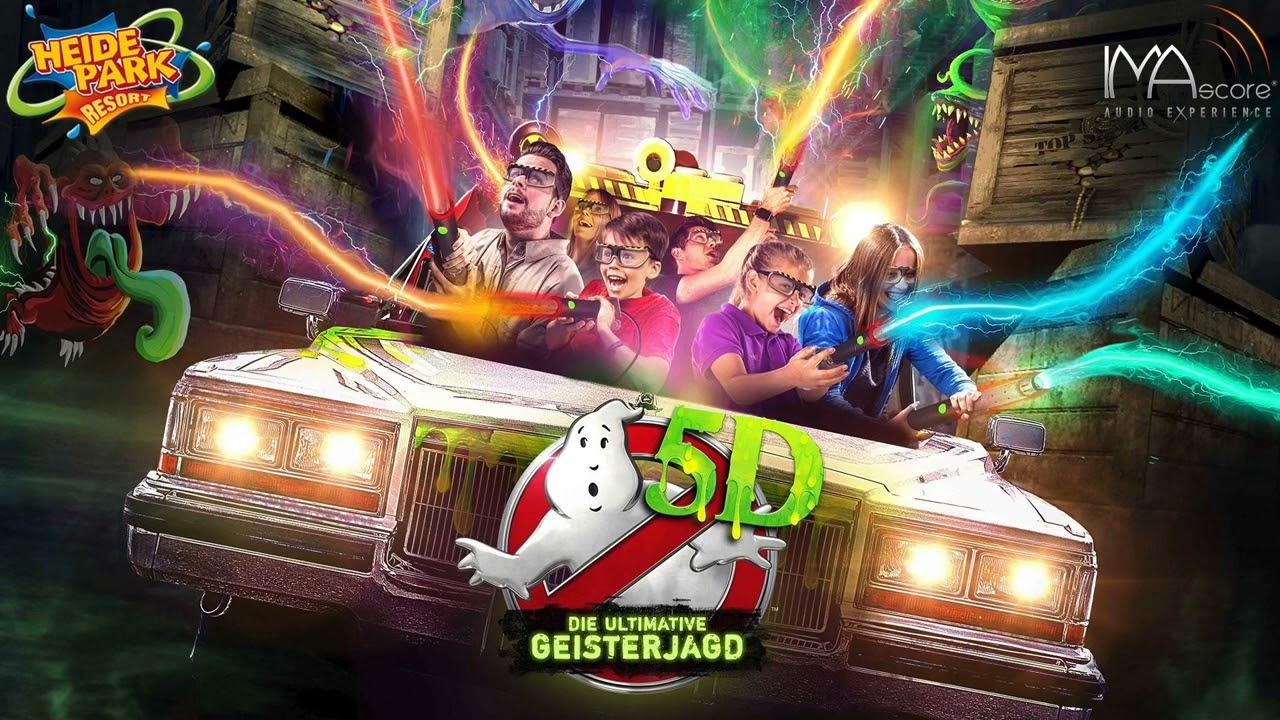 Heide Park - Ghostbusters 5D (Outdoor Queue Loop)