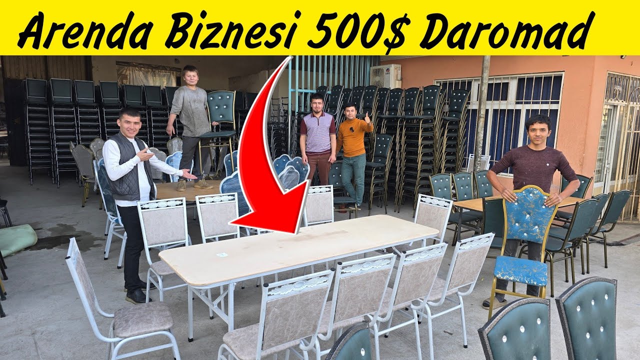 Arenda Biznes🔥 | To'y va Marosinlar Uchun Optom Stol Stullar | Оптрм Столс туллар👍