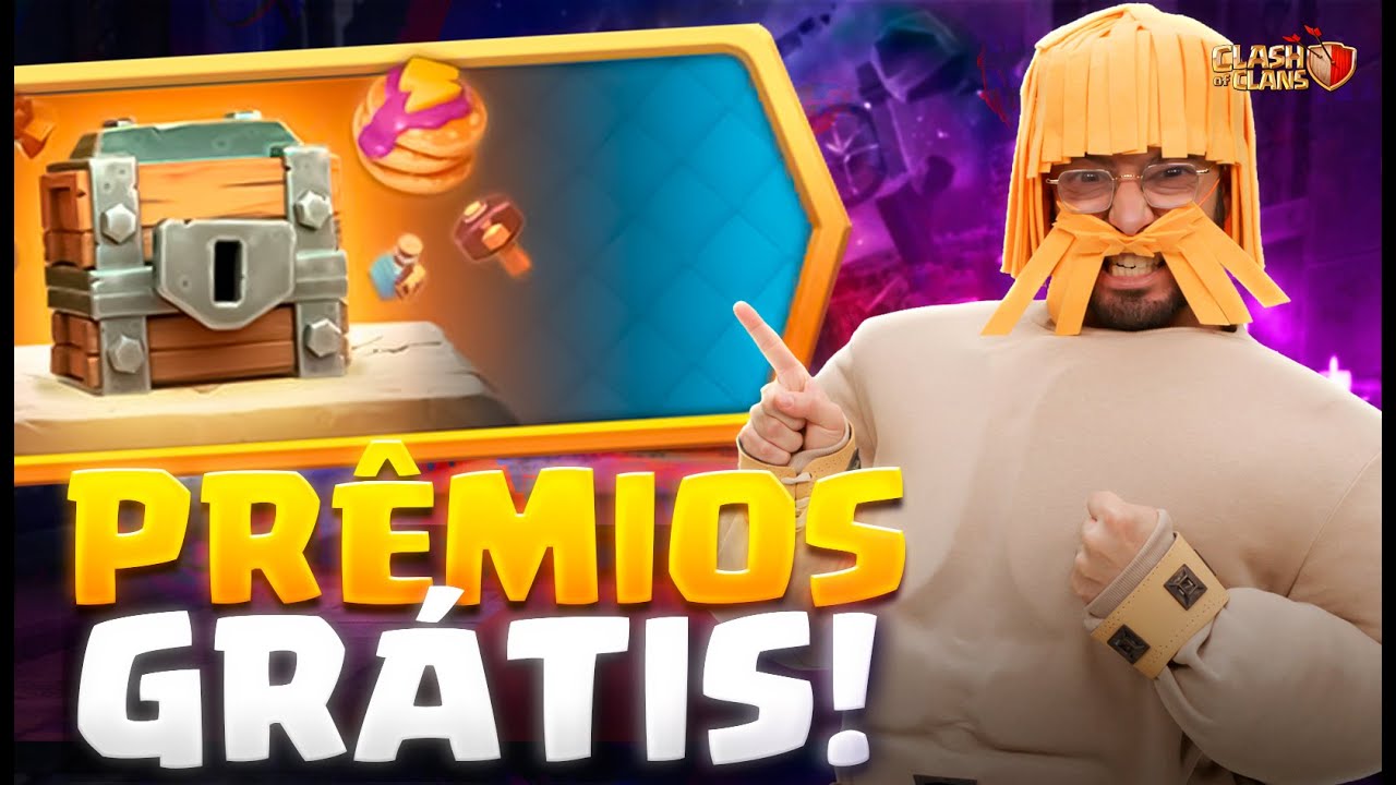 CONCORRA A 14.000 GEMAS GR&Aacute;TIS mais Evento de Ba&uacute;s do Clash of Clans!