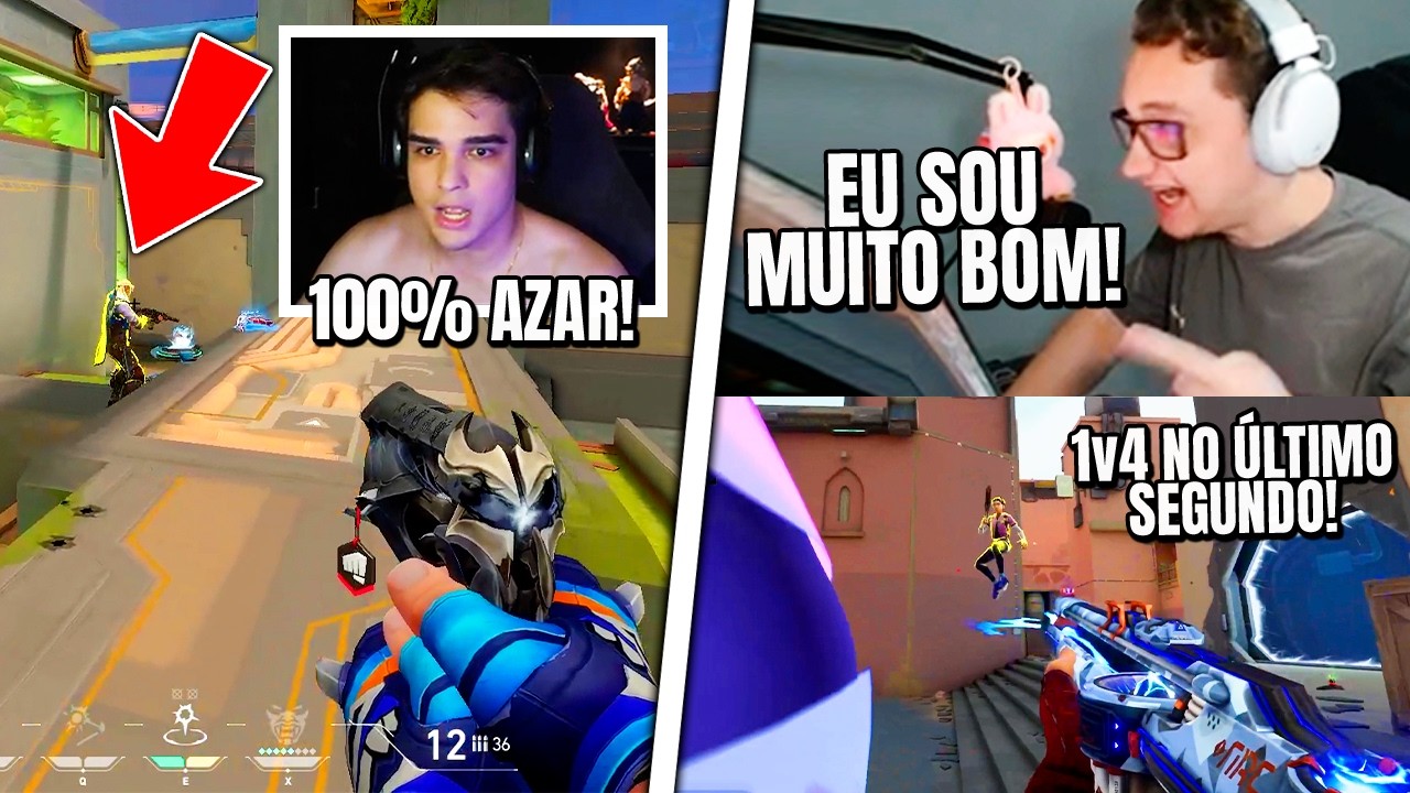 POR ISSO LULA É O MELHOR CHAMBER DO BRASIL (1v4)! XAROLA COM MUITO AZAR - VALORANT CLIPS
