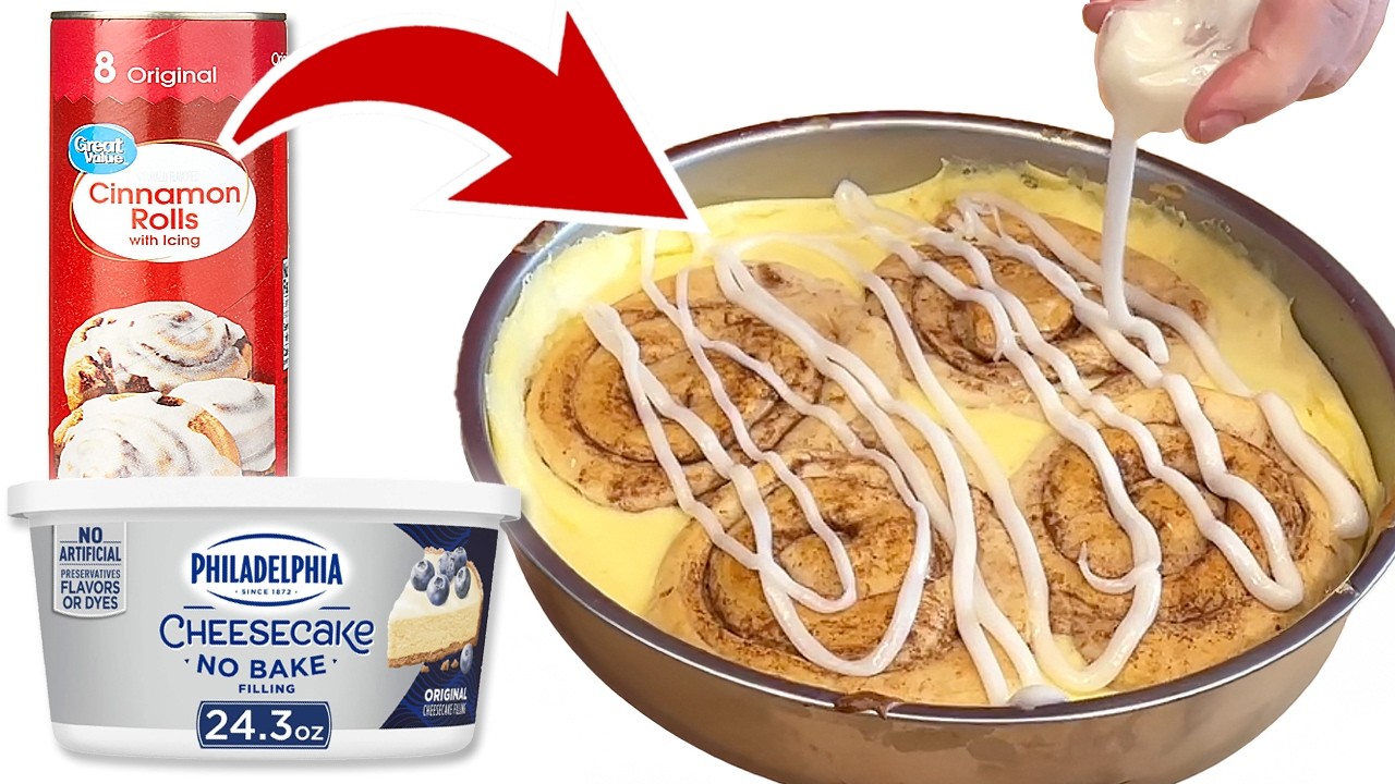 7 Easy Canned Biscuit Recipes - 2 Ingredient Cinnamon Roll Cheesecake & More!