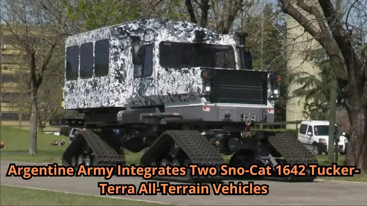 Argentine Army Integrates Two Sno Cat 1642 Tucker Terra All Terrain Vehicles