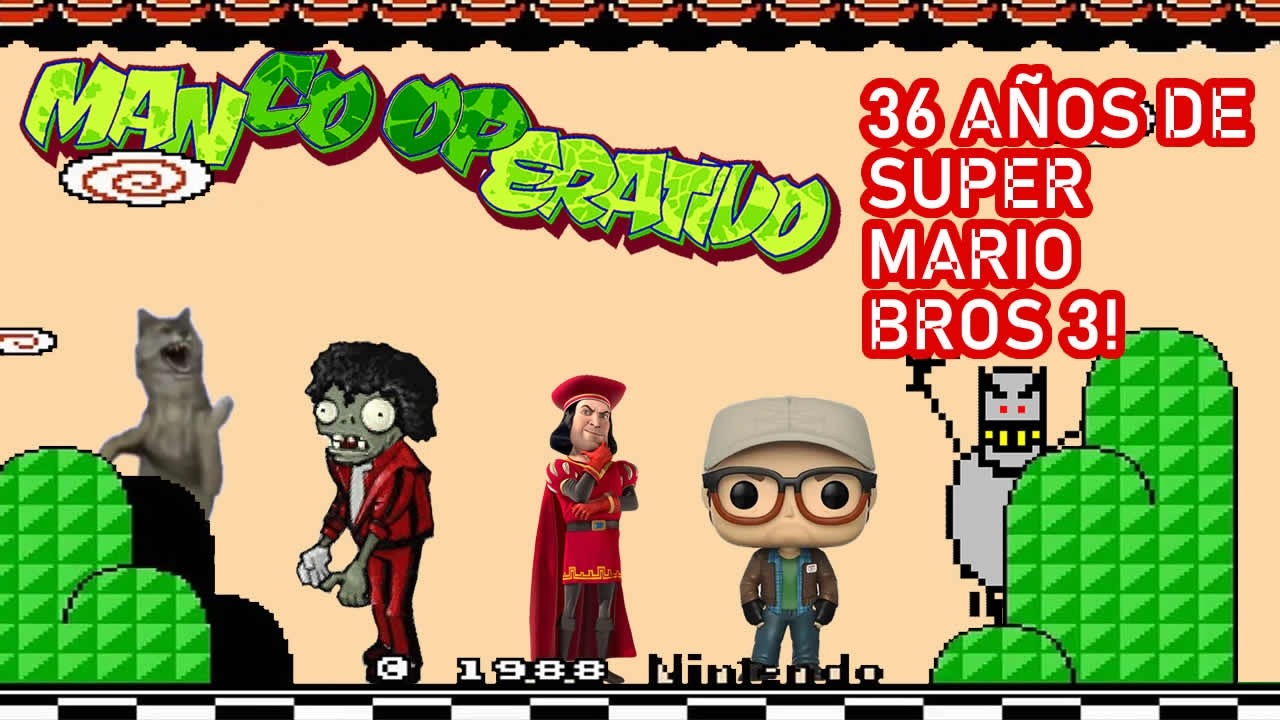 MANCO-OP Gameplay 118 - Celebrando los 36 años de Super Mario Bros 3 en america / manco desafios