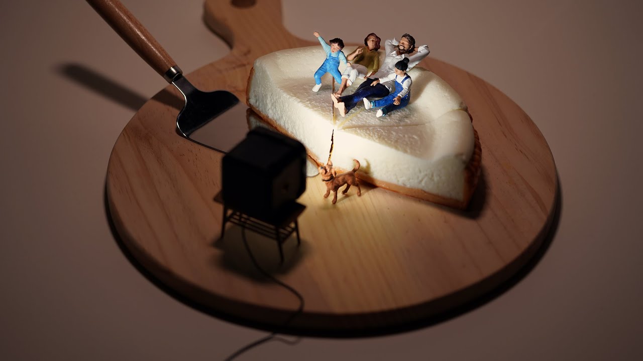 レアチーズケーキをベッドに見立てる｜Making of Sweet Home