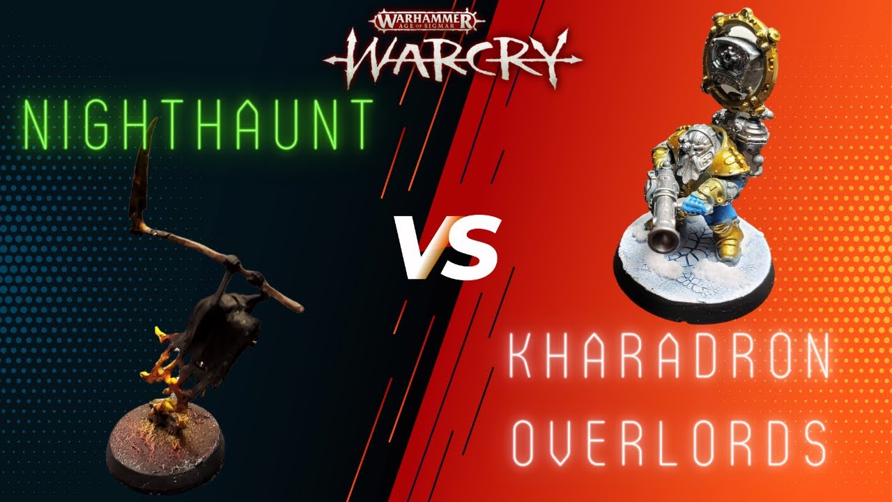 Nighthaunt Vs. Kharadron Overlords  - Warcry Battle Report - Warcry Wednesday