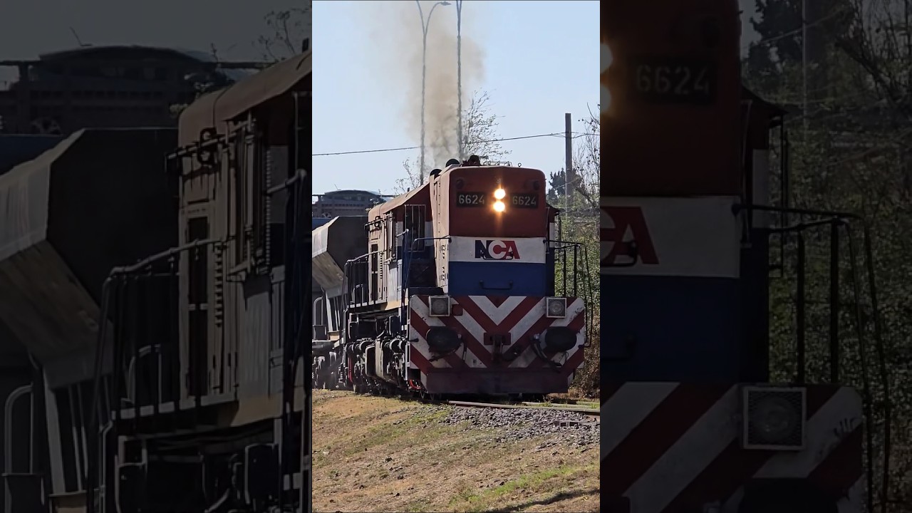 Hermosa Locomotora GR12 bramando