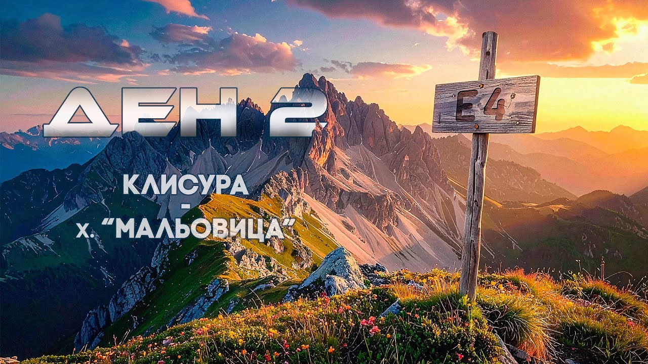 E4 - Пет планини, 2025 • Ден 2 - Клисура - х. 