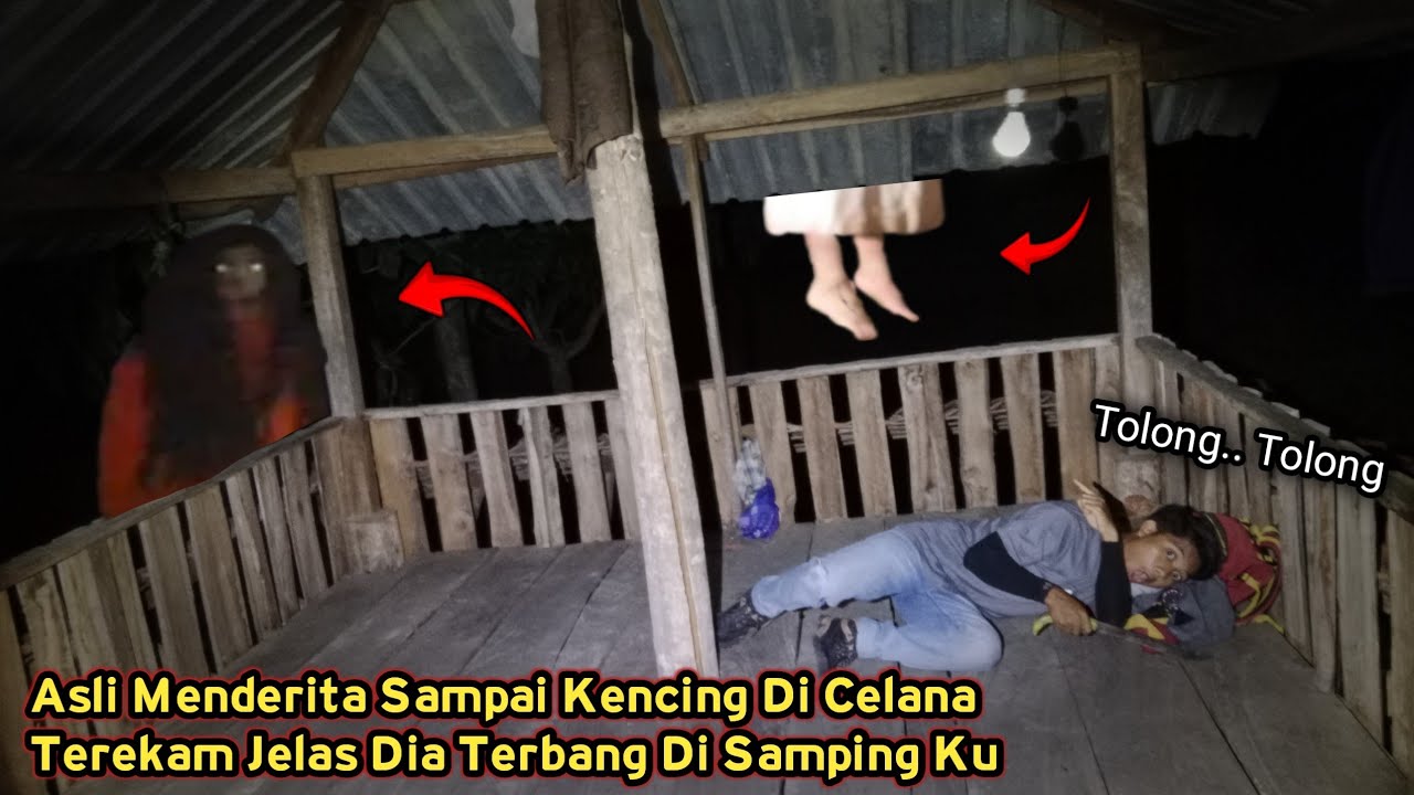 CAMPING HOROR❗Asli Menderita Sampai Kencing Di Celana Dia Terbang Tanpa Kepala Di Depan Mataku
