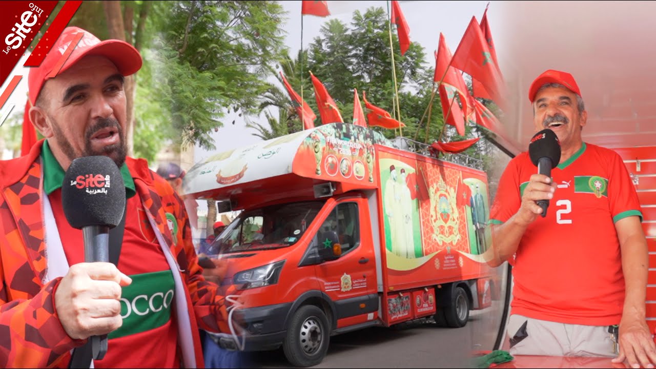 حافلة استثنائية تخلق الحدث بوجدة: صاحبها مراكشي وفرحان بالترحيب به والإقبال على منتوجاته