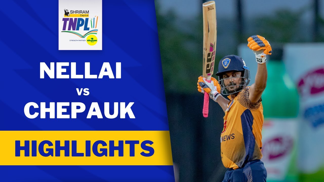 TNPL | Nellai Royal Kings vs Chepauk Super Gillies | Match Highlights