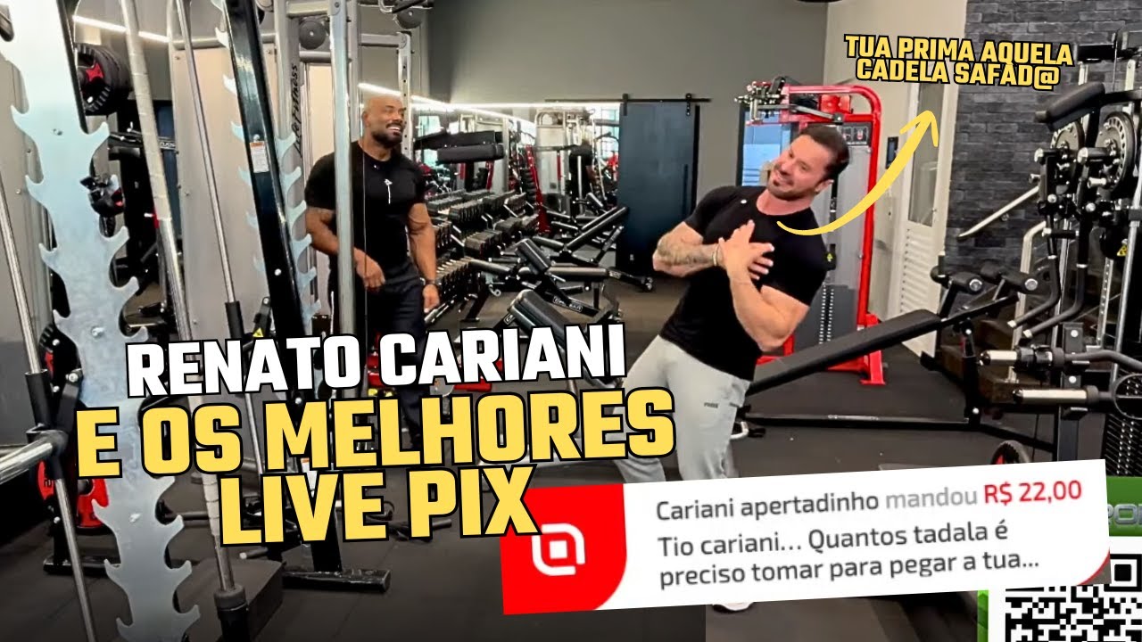 RENATO CARIANI RESPONDENDO OS MELHORES LIVE PIX! TIOZÃO PEGA AR DEMAIS! TREINO E MUITAS DICAS