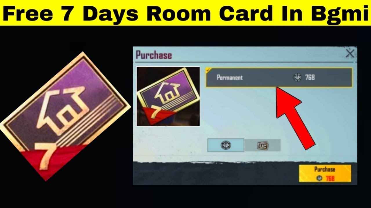 How To Get Free Room Card In Bgmi 🔥 Get Free 7 Day Unlimited Room In Bgmi🔥 Bgmi Free Room Card Trick