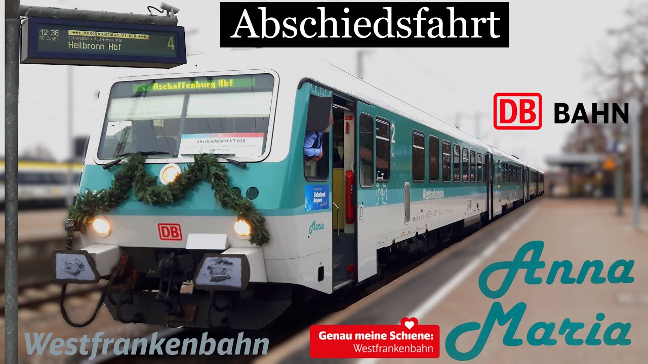 Abschiedsvideo #2 | VT 628 Abschiedsfahrt Westfrankenbahn |