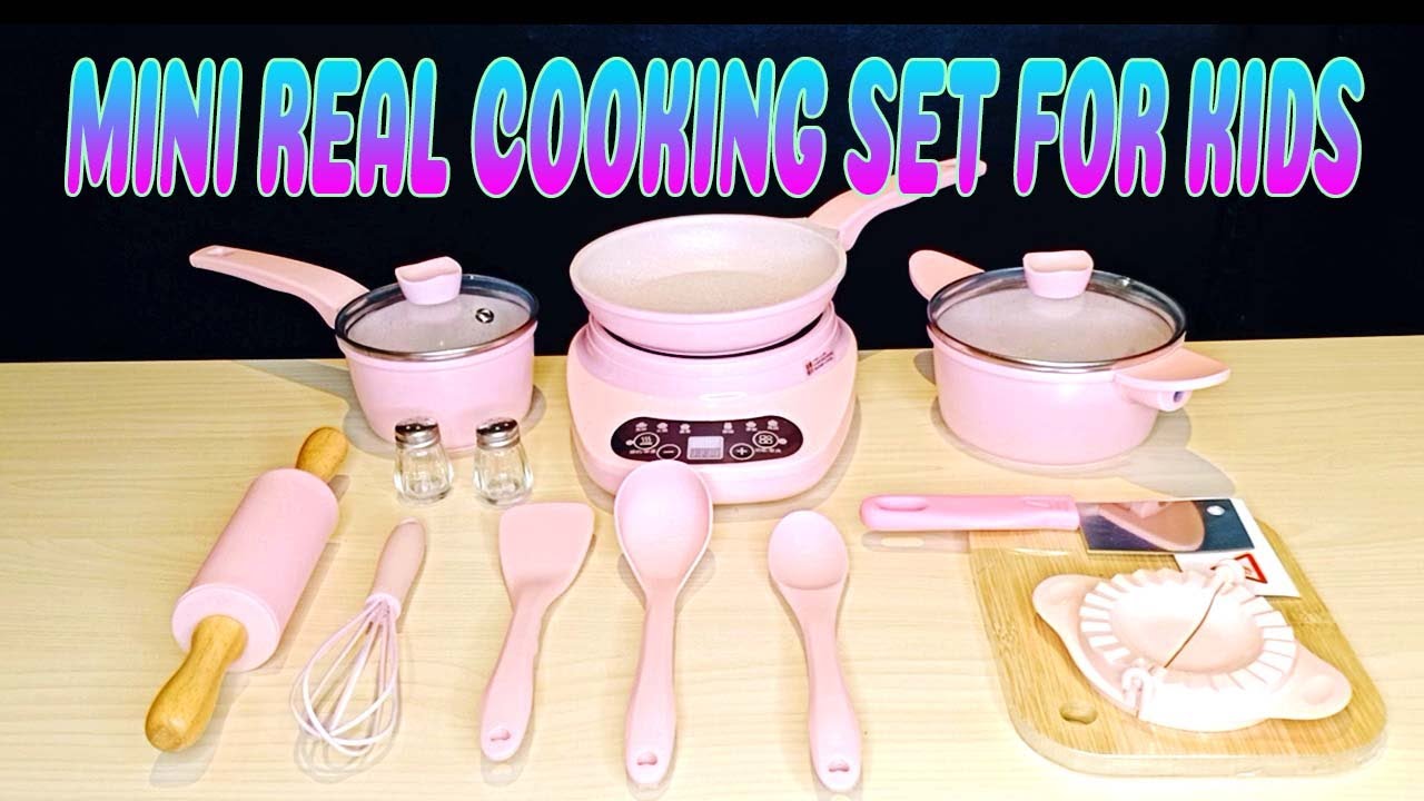 Mini Real Cooking Set For Kids Unboxing | Tutorial Guide