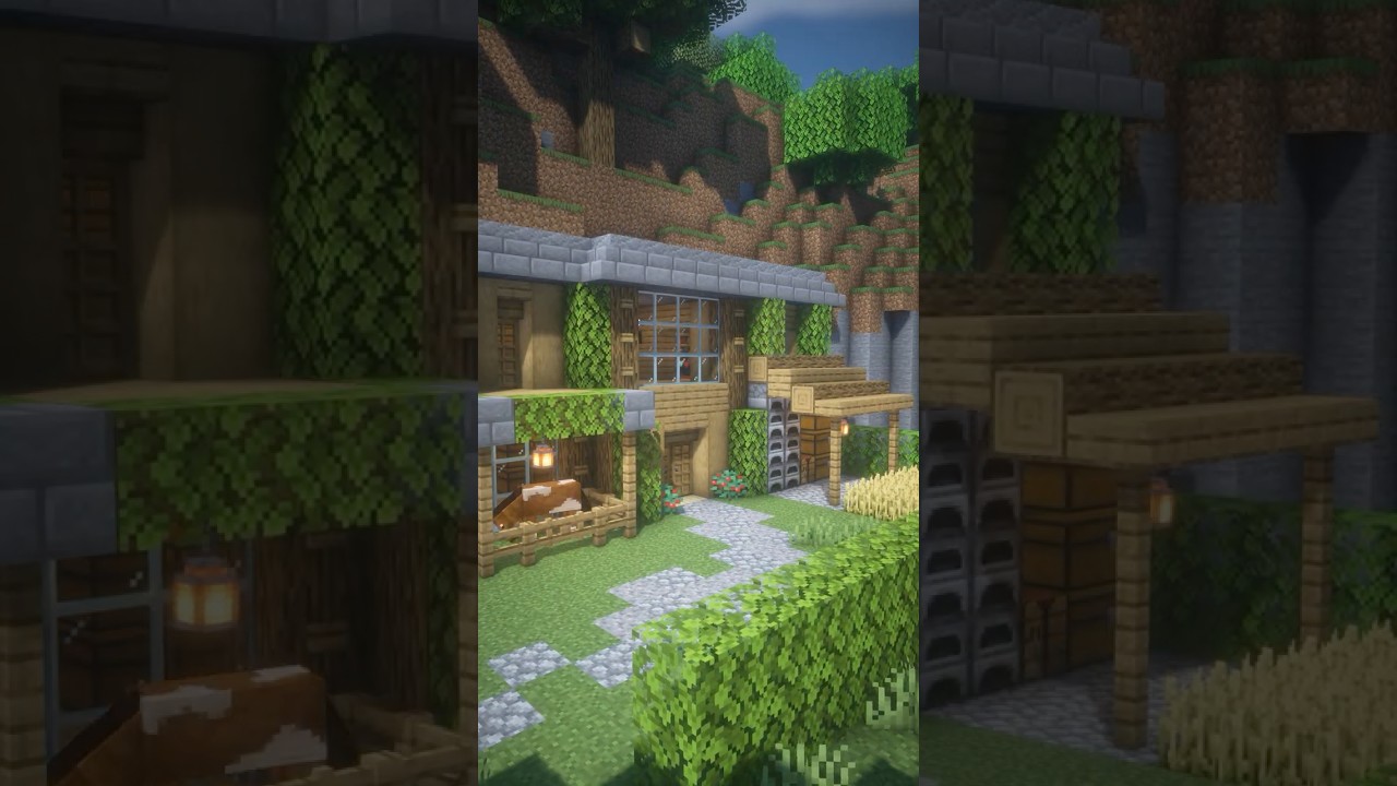 Minecraft Build Timelapse | Survival Cave House
