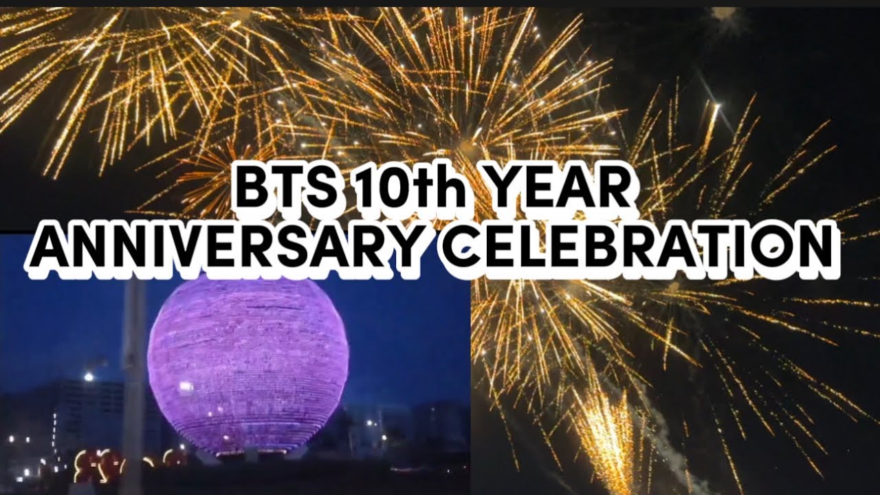 BTS 10th YEAR ANNIVERSARY CELEBRATION  // BTS FESTA // Purple Cafe & Mall of Asia