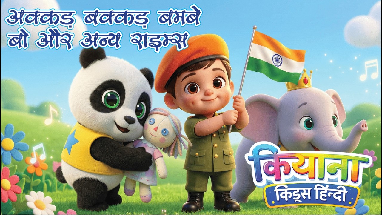 Hindi Action Songs for Toddlers 2026 | Preschool Hindi Rhymes Compilation | Kiyaana Kids Hindi
