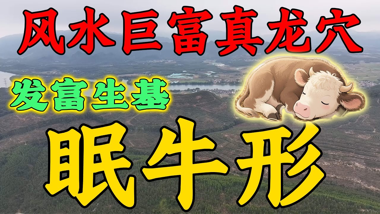 生基作品——土星眠牛形结穴   主出大富翁    王字龙风水先生个人作品   详细讲解风水龙局